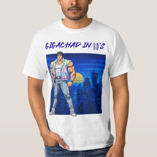 CAMISETA GIGACHAD IN 80S (Anverso)