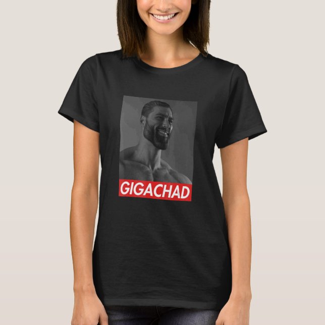 Camiseta Gigachad Promedio Sigma Male Grindset Meme 9 (Anverso)