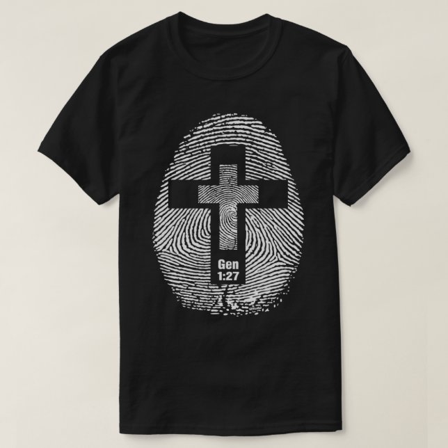Camiseta Gigantazo de diseño cristiano de FINGERPRINT y CRO (Diseño del anverso)