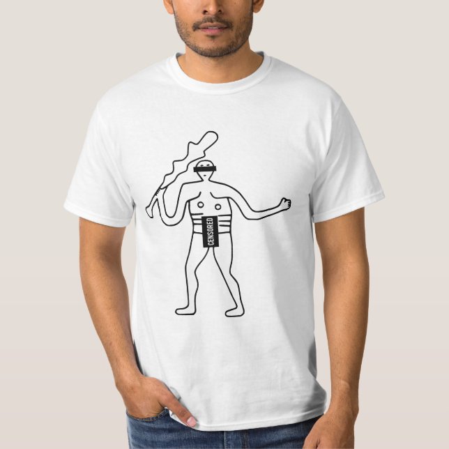 Camiseta Gigante censurado de Cerne Abbas (Anverso)