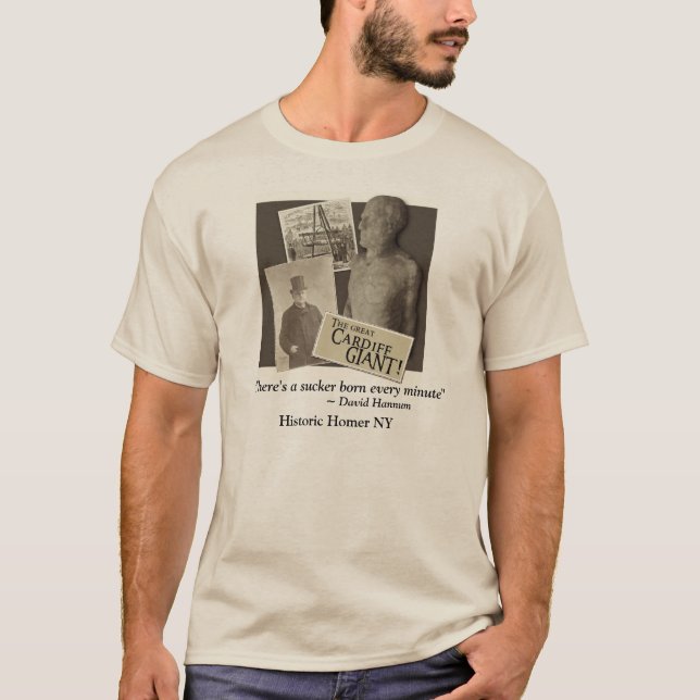 Camiseta Gigante de cardiff con cita de David Hannum Tee la (Anverso)