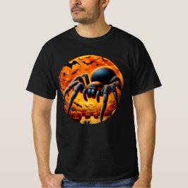 Camiseta gigante de Halloween de araña, murciélago