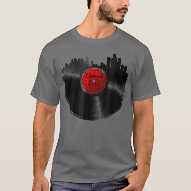 Camiseta Gigante de la línea aérea de música de Detroit Vin (Anverso)