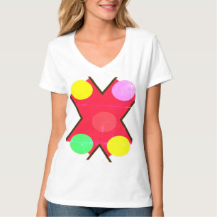 CAMISETA GIGANTE DE SOLDADURA PUNTOS AMARILLO ROJO BRILLANT