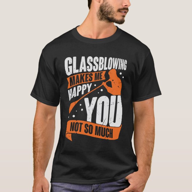 Camiseta Gigante de vidrio Glassworker Job (Anverso)