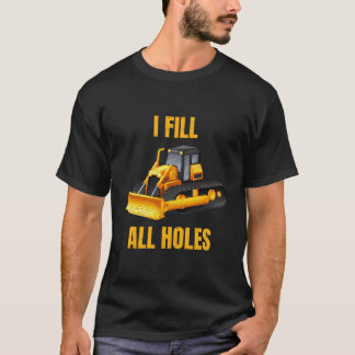 Camiseta Gigante del operador de excavación de Dozer