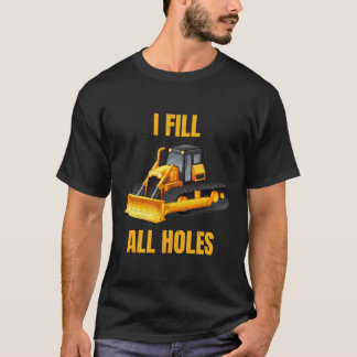 Camiseta Gigante del operador de excavación de Dozer