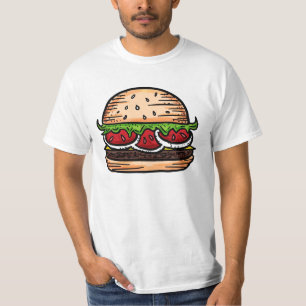 Camiseta gigante del valor del humor de los