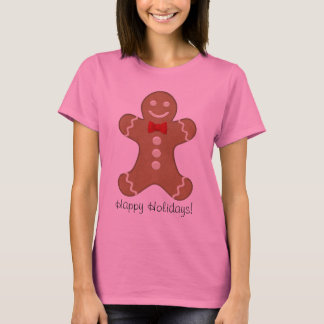 Camiseta Gigante Gingerbread Man Cookie Holiday T-Shirt