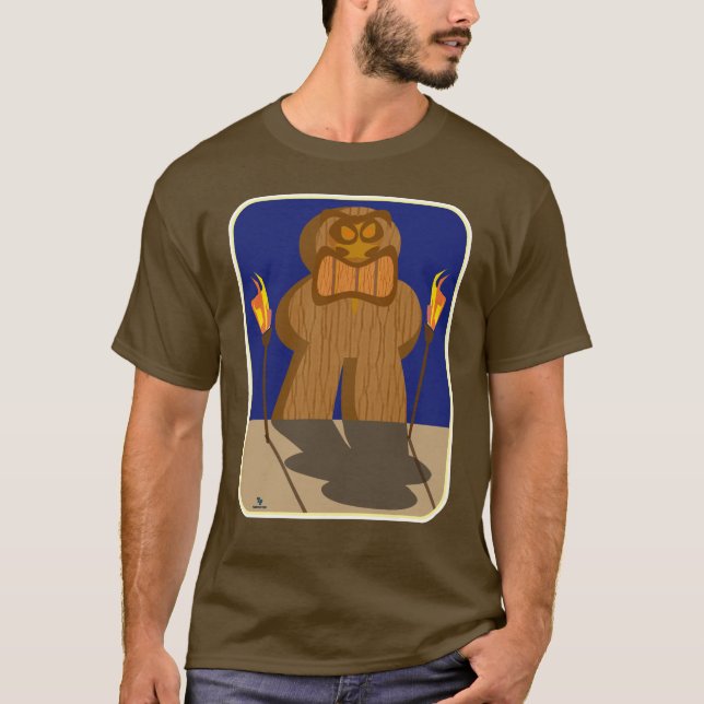 Camiseta Gigante juego Tiki Piece arte Personalizado (Anverso)