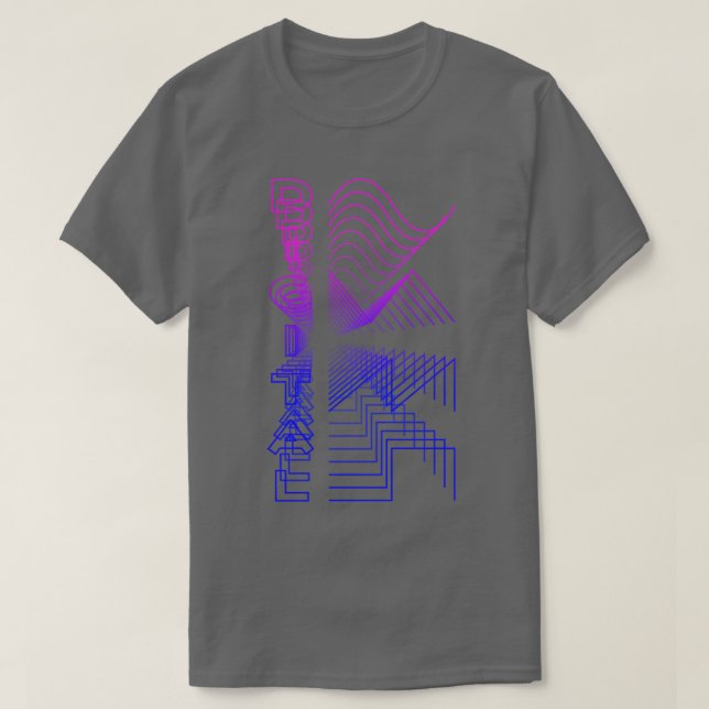 Camiseta Gigante modular de diseño analógico de audio de fo (Diseño del anverso)