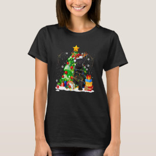 Camiseta Gigante Navidades de renos Schnauzer alumbra a per