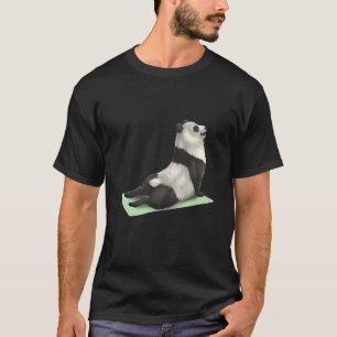 Camiseta Gigante Panda Bear Yoga Pose Meditación Zen Workou
