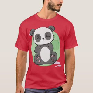 Camiseta Gigante Panda Estoy Acá Por Los Aperitivos Cute Os