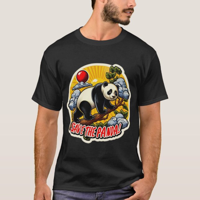 CAMISETA GIGANTE PANDA-SALVAMOS 2 (Anverso)