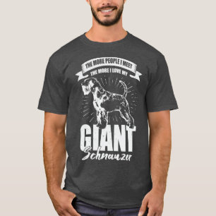Camiseta Gigante Schnauzer Animal Dog Lover