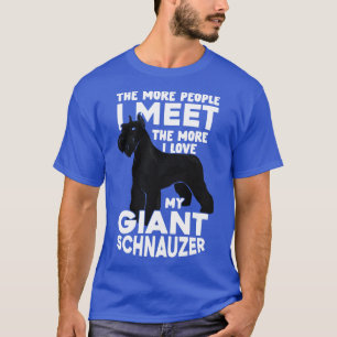 Camiseta Gigante Schnauzer Dog Lover