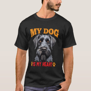Camiseta Gigante Schnauzer Mascota Dueño de Perro Diseño Mi