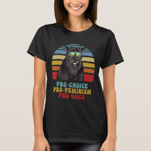 Camiseta Gigante Schnauzer Pro Choice Pro Feminismo Pro Per