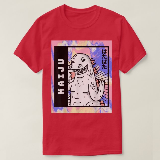Camiseta Gigante Tokio Japón Kaiju Extraña criatura Monstru (Diseño del anverso)