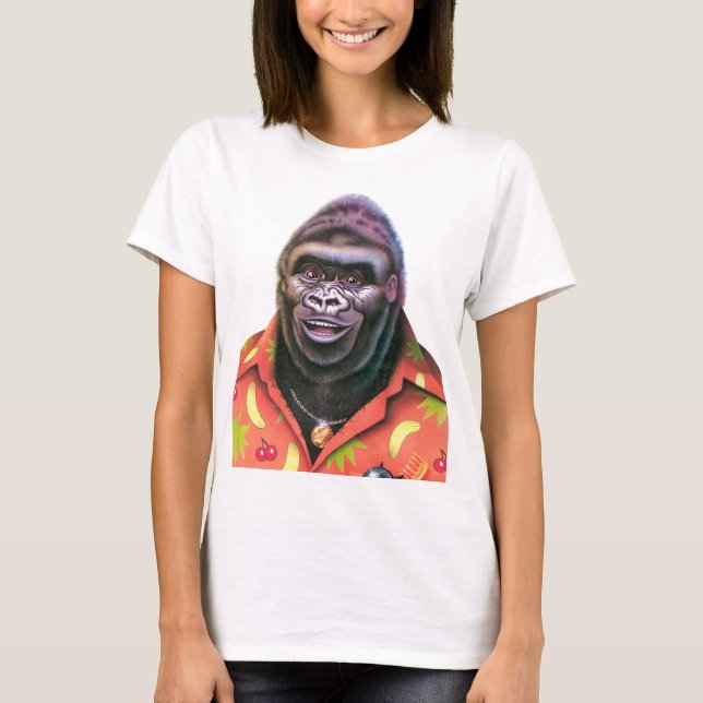 Camiseta Gigante Vain Gorilla diseño. (Anverso)