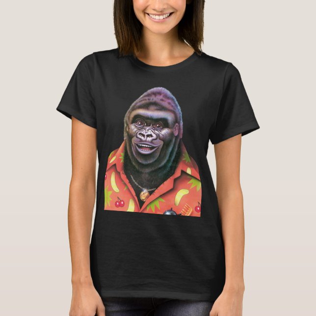 Camiseta Gigante Vain Gorilla diseño. (Anverso)