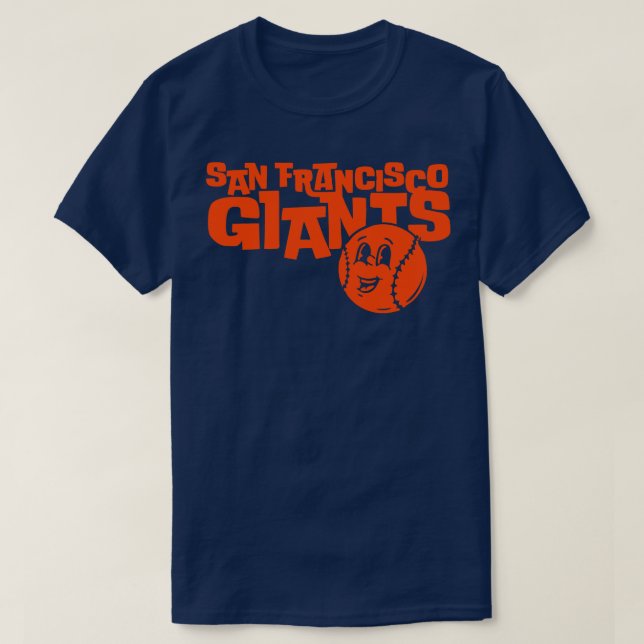 Camiseta Gigantes con feliz bola TShirt (Diseño del anverso)