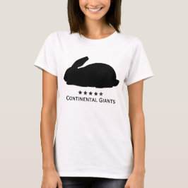 Camiseta Gigantes continentales, amantes del conejo