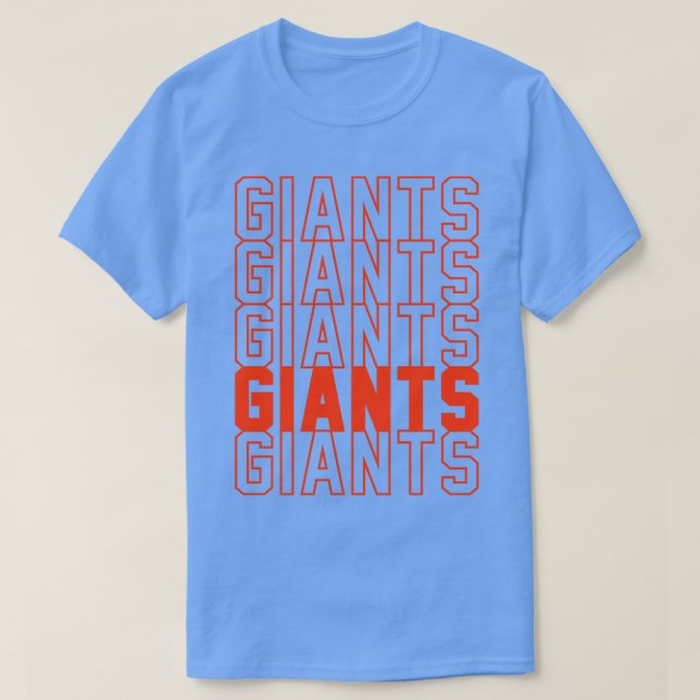 Camiseta Gigantes TShirt 1 (Diseño del anverso)