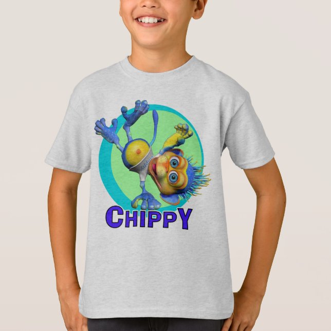 Camiseta GiggleBellies Chippy el mono (Anverso)