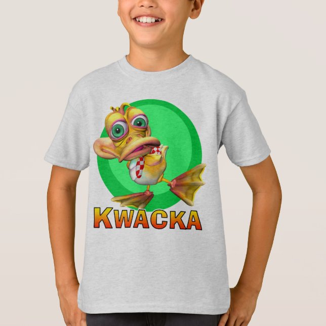 Camiseta GiggleBellies Kwacka el pato (Anverso)