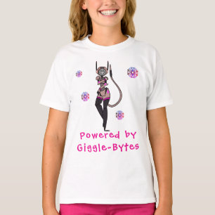 Camiseta Giggles Cute Robot Fun Art T-Shirt