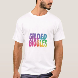 Camiseta Giggles dorados