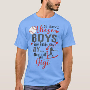 Camiseta Gigi BaseBall Abuela Cute Día de la Madre Funny Gi
