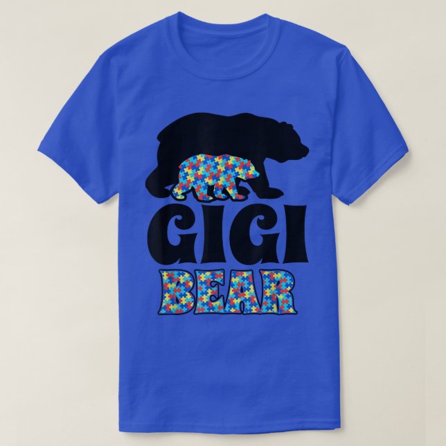Camiseta Gigi Bear Autism Awareness (Diseño del anverso)