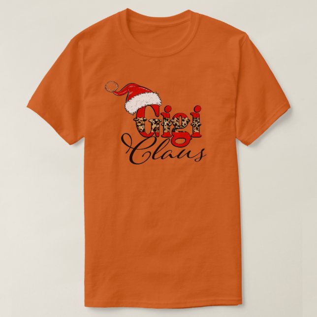 Camiseta Gigi Claus Merry Christmas Funny Mom Lover Santa H (Diseño del anverso)