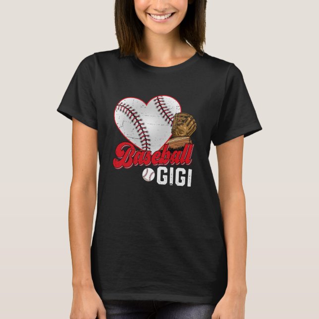 Camiseta Gigi de béisbol se burla de la mujer Chica del Día (Anverso)