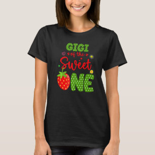 Camiseta Gigi De Cumpleaños Un Fresa Primera Fruta Bda