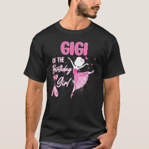 Camiseta Gigi De La Chica De Cumpleaños Ballerina Tema B De