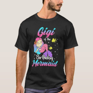 Camiseta Gigi De La Familia De La Sirenita De Cumpleaños