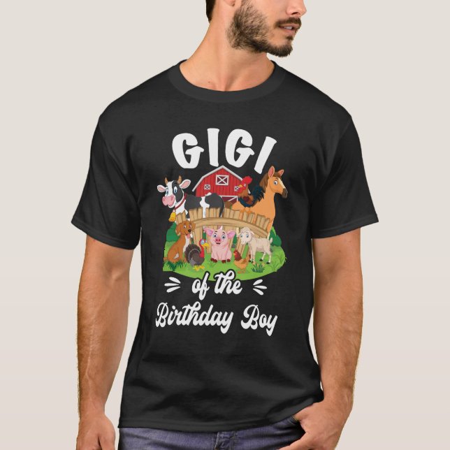 Camiseta Gigi De La Granja De Vacas Fiesta De Cumpleaños Pr (Anverso)