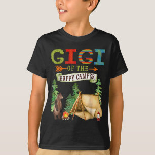 Camiseta Gigi de la primera cumpleaños de Happy Camper Camn