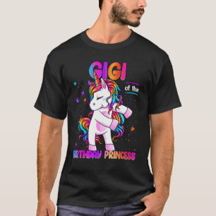 Camiseta Gigi de la princesa de cumpleaños Chica Dabbing Un
