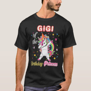 Camiseta Gigi De La Princesa De Cumpleaños Feliz Dabbing Un