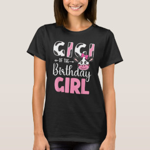 Camiseta Gigi De La Vaca De Granja Chica De Cumpleaños 1 Dí