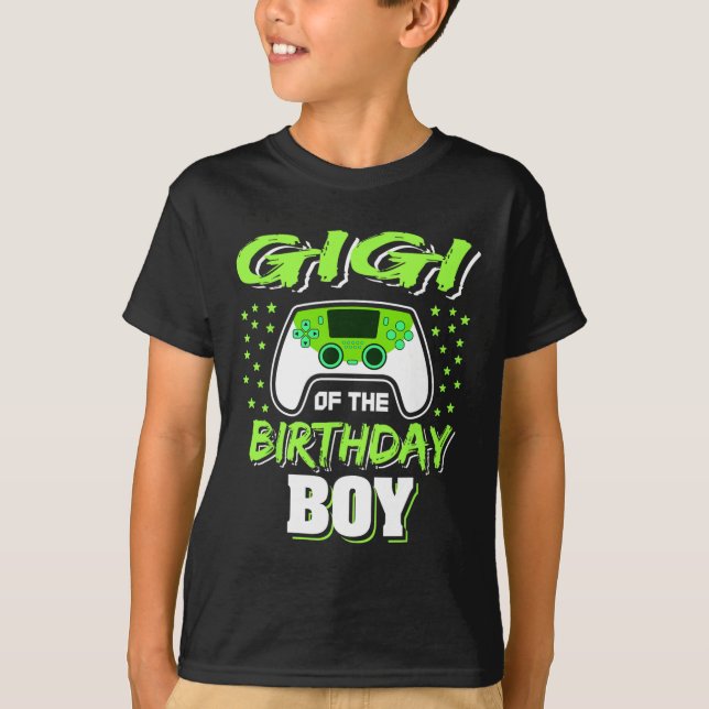 Camiseta Gigi De Las Decoraciones De Los Videojuegos Birthd (Anverso)
