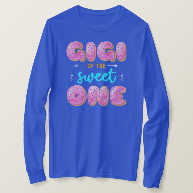 Camiseta Gigi de las mujeres de dulce primer cumpleaños coi (Anverso del diseño)