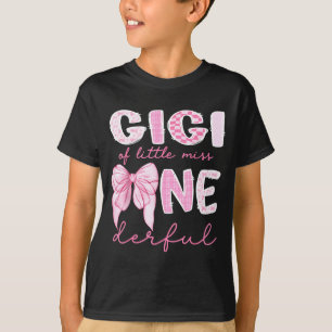 Camiseta Gigi de Little Miss Onederful Primera Cumpleañera