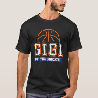 Camiseta Gigi de novato cumpleaños 1er tema de baloncesto p