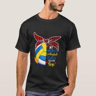 Camiseta Gigi De Voleibol Abuela Gigi De Un Juego De Voleib